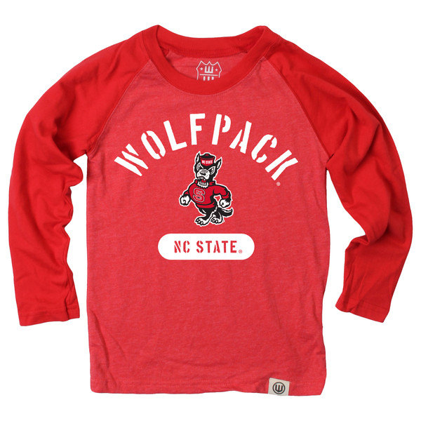 Heather Red/Red Junior Long Sleeve